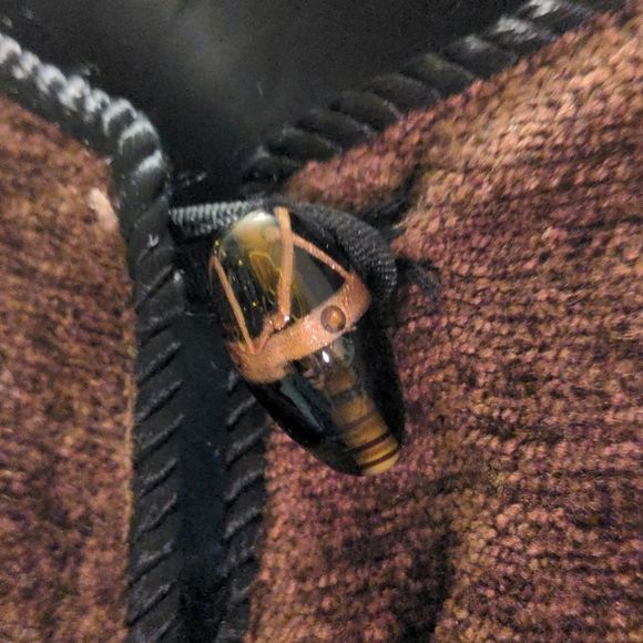 Vintage Velour Embroidered & Quilted Jacket - Picture 5 of 7